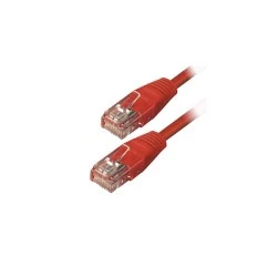 Καλώδιο δικτύου UTP CAT-5 κατηγορίας 5e 2xRJ45 κόκκινο 2m
